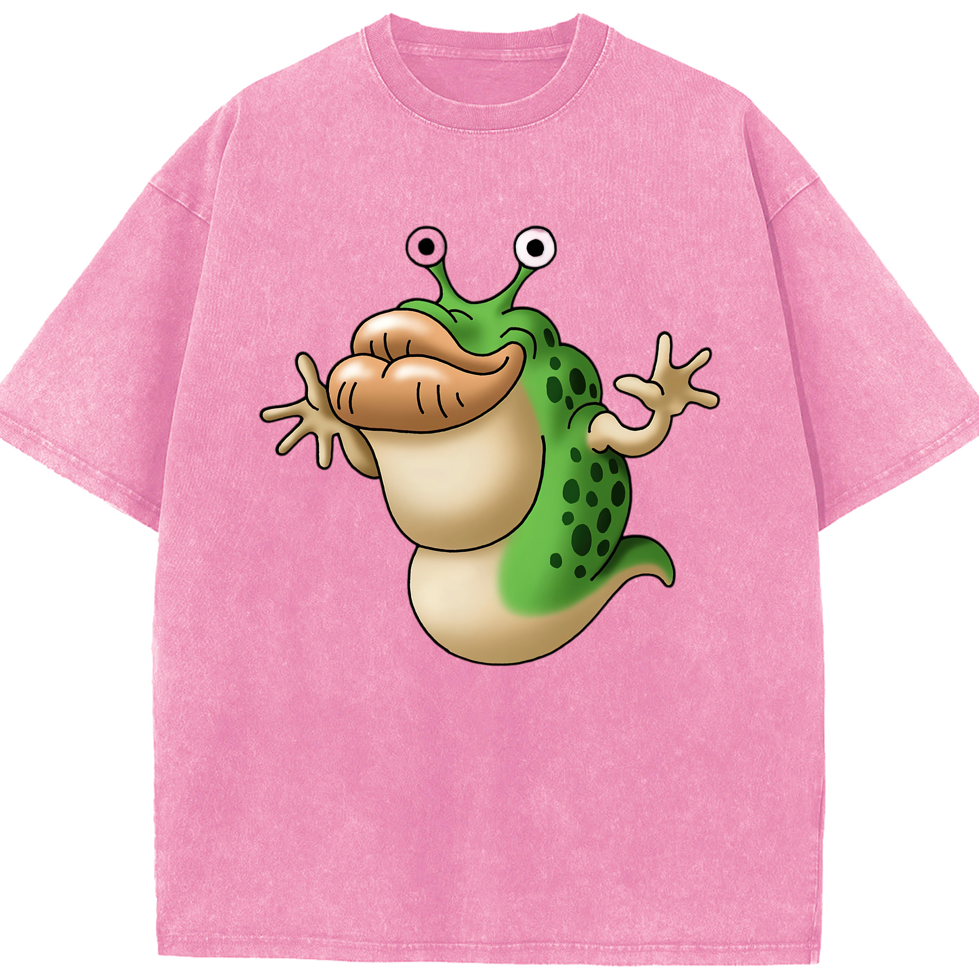 （画像用） ドラゴンクエスト Doragon Kuesuto Dragon Quest 綿100% ヴィンテージ風 半袖Tシャツ（フロントプリント）